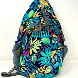 NWOT G4 Free Tropical Leaf Shoulder Backpack
